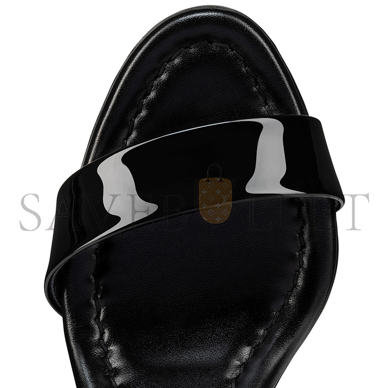 CHRISTIAN LOUBOUTIN MISS SABINA 85 MM STRAPPY SANDALS-PATENT CALF LEATHER-BLACK-WOMEN 3230530B439 CHRISTIAN LOUBOUTIN MISS SABINA 85 MM STRAPPY SANDALS-PATENT CALF LEATHER-BLACK-WOMEN 3230530B439