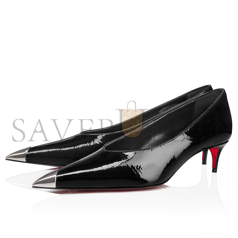 CHRISTIAN LOUBOUTIN KATISSIMA 45 MM PUMPS-VOG PATENT LEATHER-BLACK-WOMEN 1250014B439 CHRISTIAN LOUBOUTIN KATISSIMA 45 MM PUMPS-VOG PATENT LEATHER-BLACK-WOMEN 1250014B439