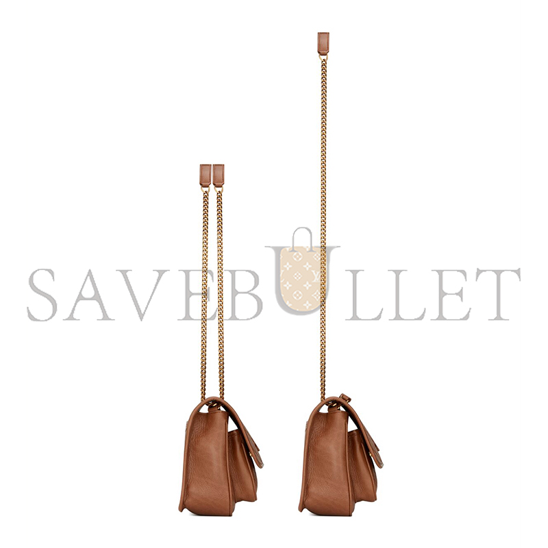 YSL NIKI BABY IN VINTAGE LEATHER 6331601YG072522 (21*16*7.5cm) YSL NIKI BABY IN VINTAGE LEATHER 6331601YG072522 (21*16*7.5cm)