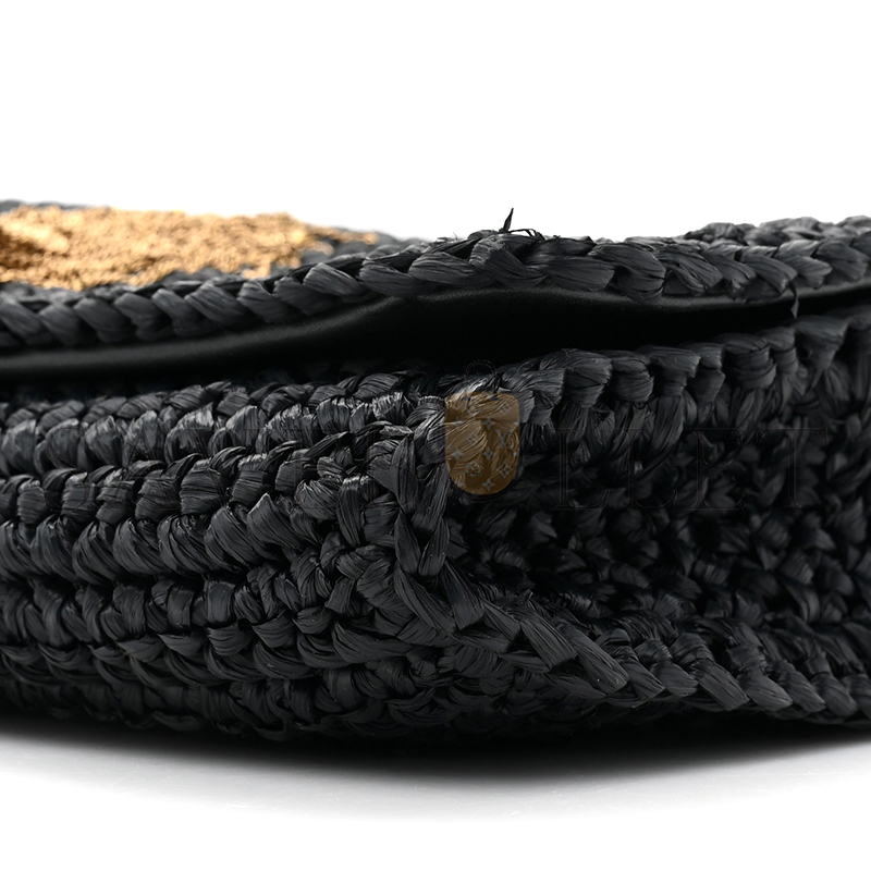 YSL KATE 99 TASSEL IN RAFFIA 604276GG66W1000 (26*13.5*4.5cm)