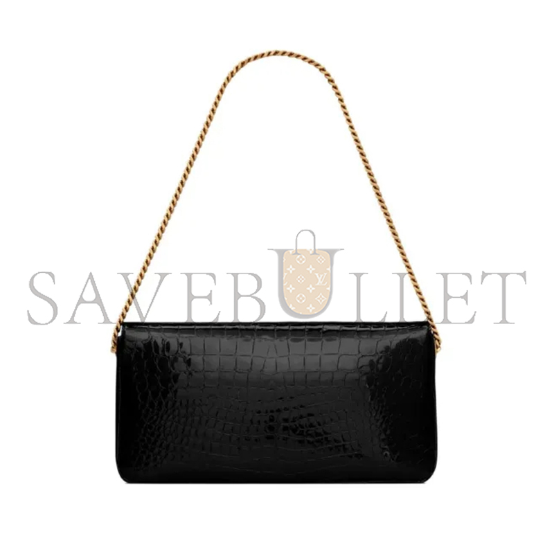 YSL KATE 99 IN ALLIGATOR-EMBOSSED LEATHER 72366015F0W1000 (26*13.5*4.5cm)