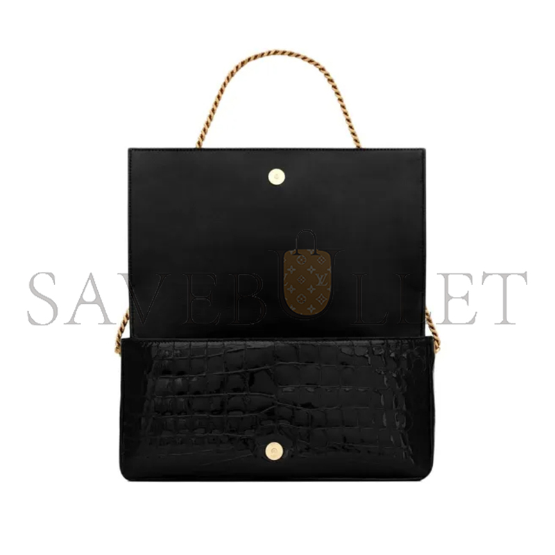 YSL KATE 99 IN ALLIGATOR-EMBOSSED LEATHER 72366015F0W1000 (26*13.5*4.5cm)
