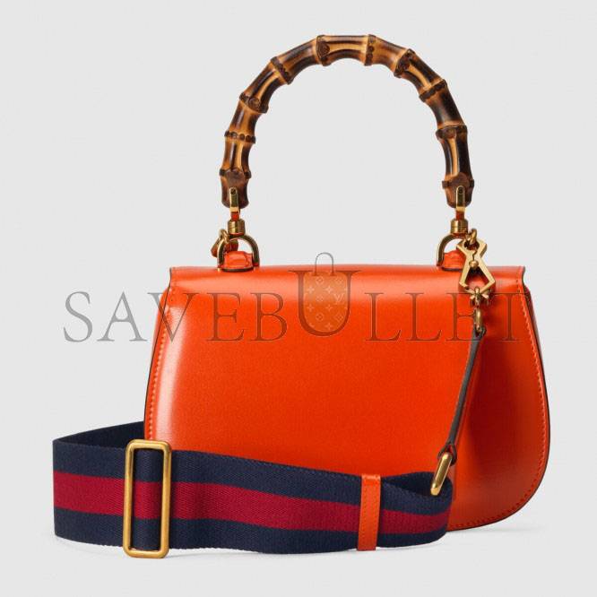 GUCCI BAMBOO 1947 SMALL TOP HANDLE BAG 675797  (21*15*7cm)