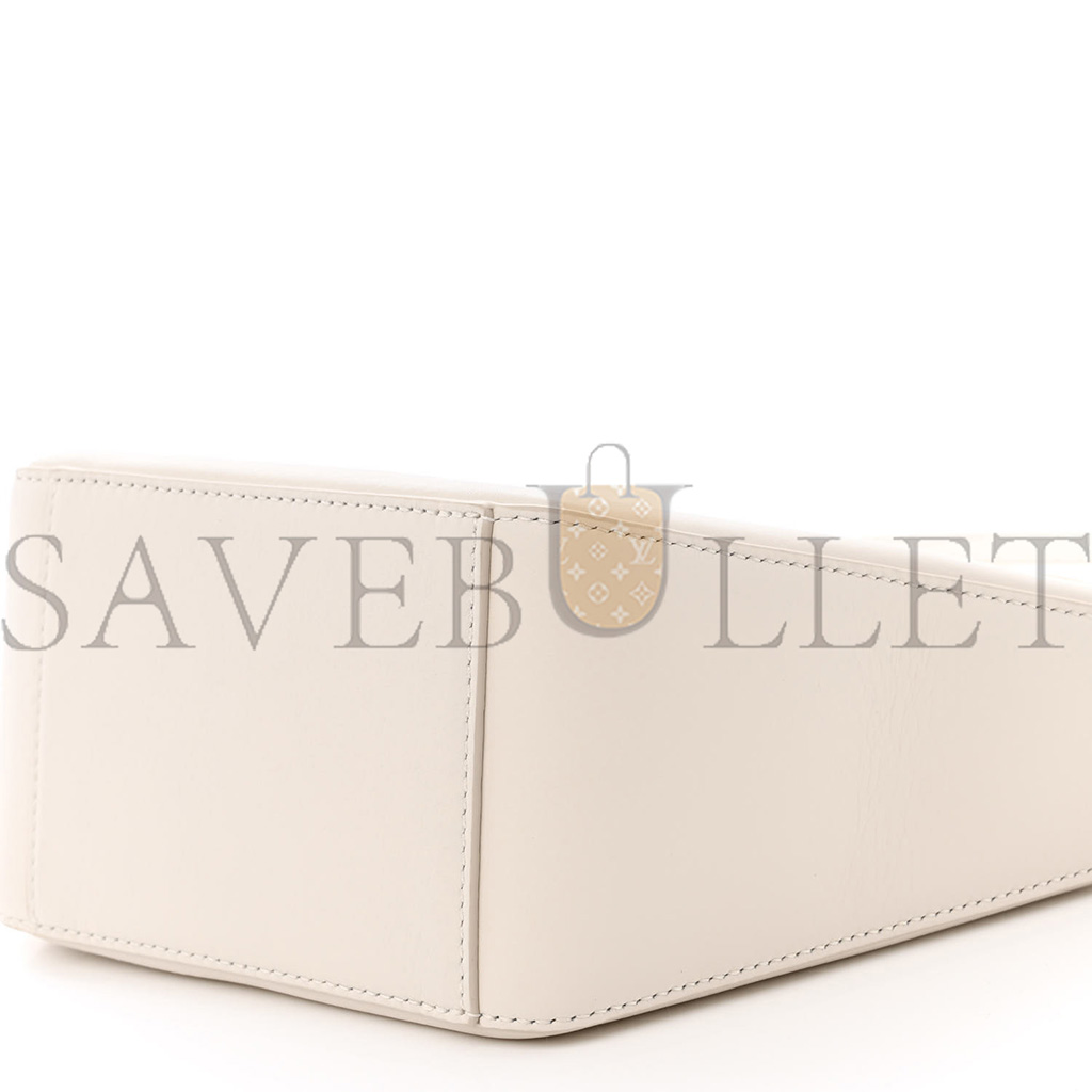 LOEWE CALFSKIN MINI HAMMOCK HOBO SOFT WHITE (17*17*10cm) 