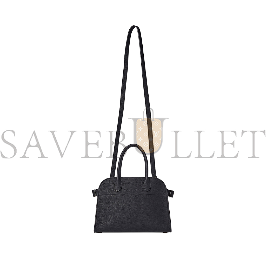 THE ROW SOFT MARGAUX 10 BAG IN LEATHER BLACK W1190L133BLPL (25*18*19cm)