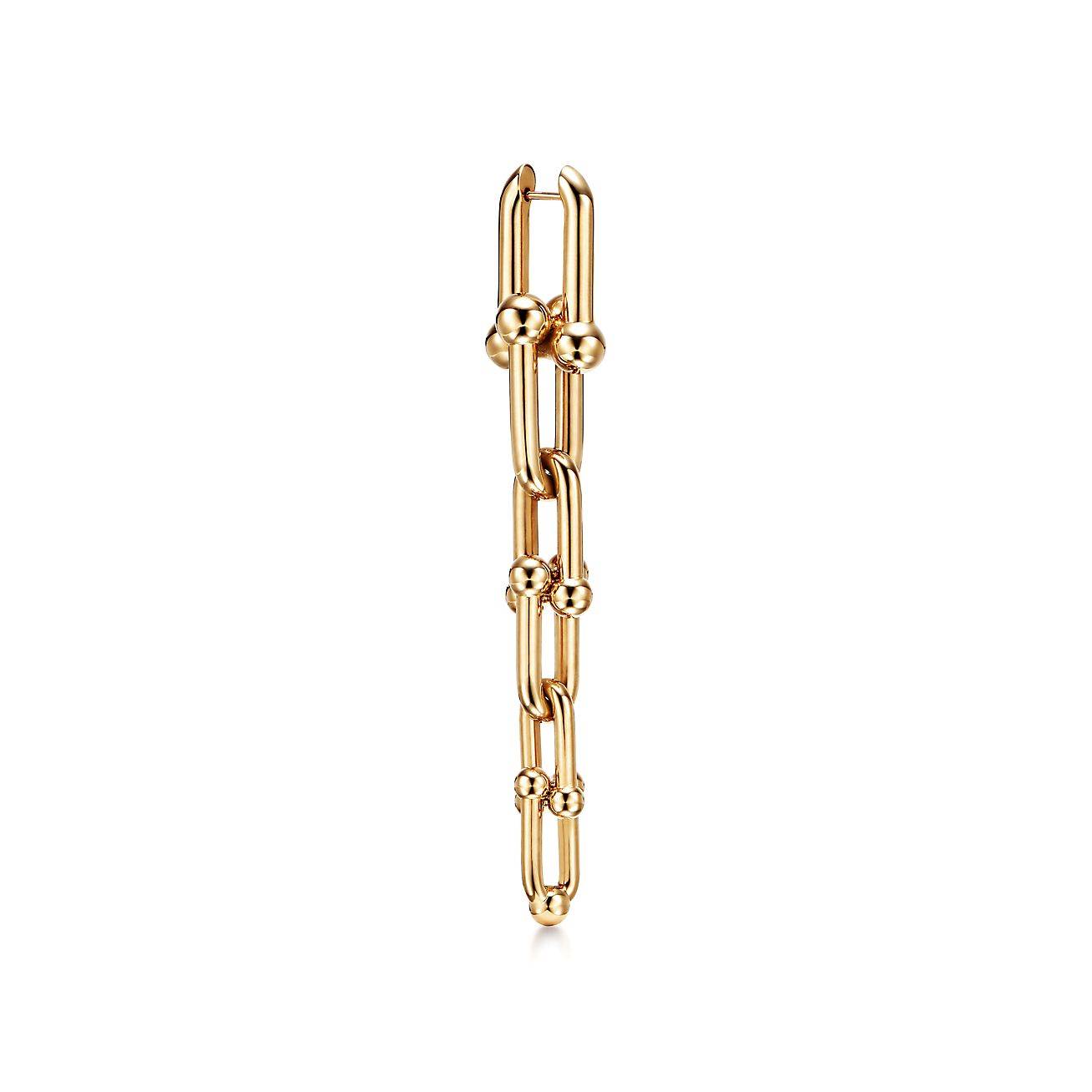 TIFFANY HARDWEAR GRADUATED LINK EARRINGS