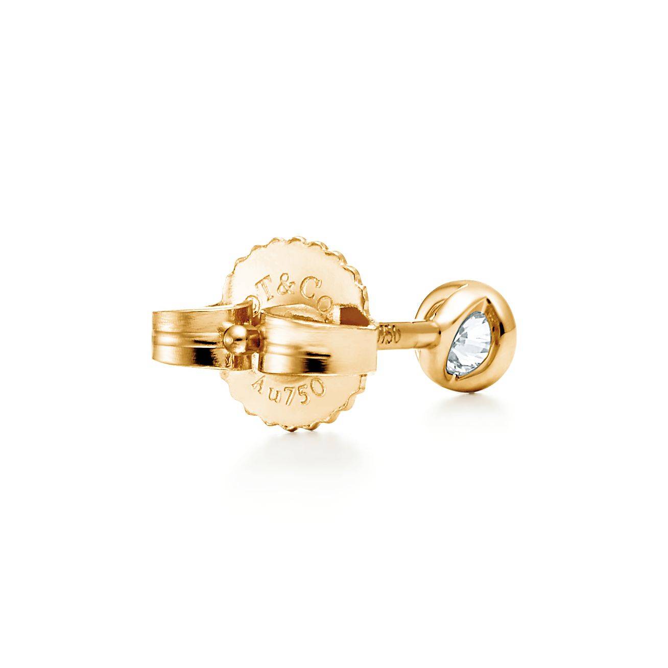 TIFFANY  ELSA PERETTI® DIAMONDS BY THE YARD® EARRINGS IN YELLOW GOLD 60017484