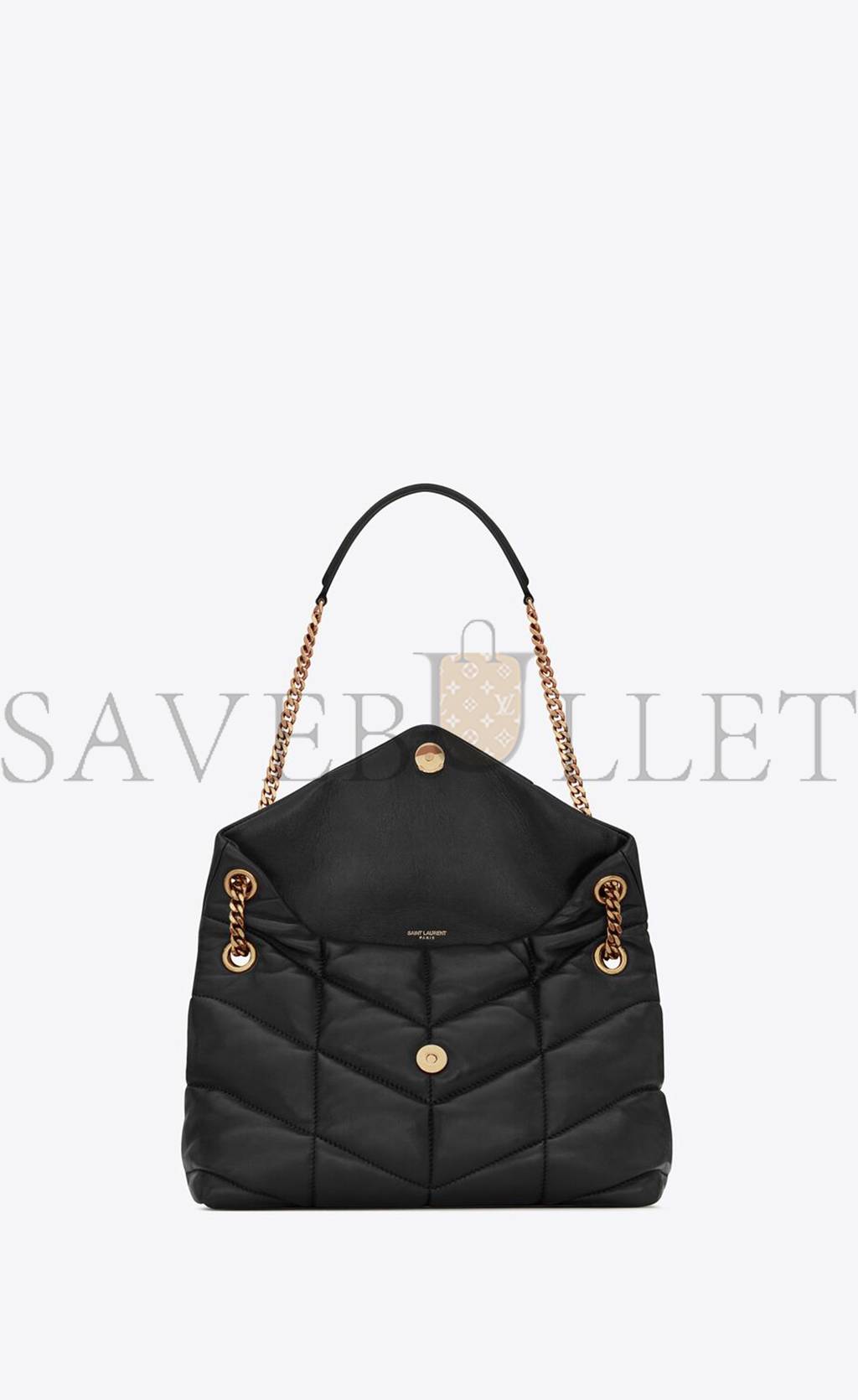 YSL PUFFER SMALL CHAIN BAG IN QUILTED LAMBSKIN 5774761EL071000 (29*17*11cm)