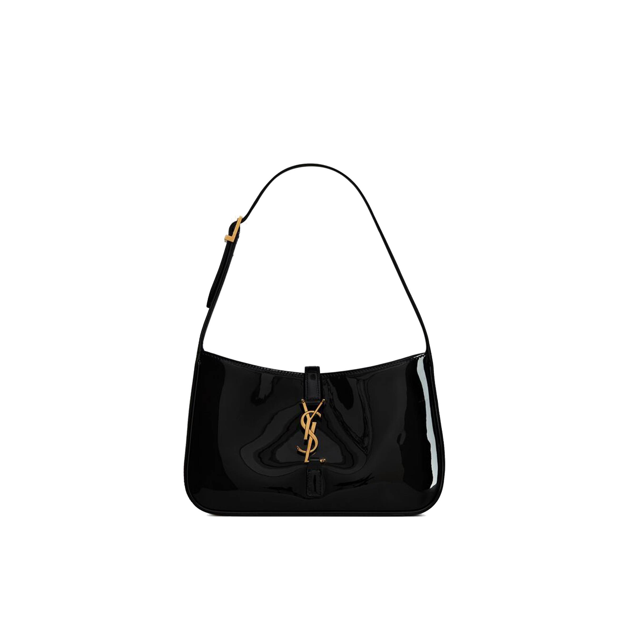 YSL LE 5 A 7 IN PATENT LEATHER 6572280UF0W1000 (23*16*6.5cm)