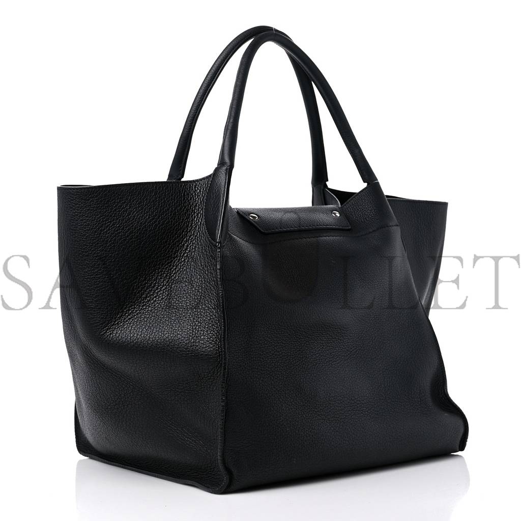 CELINE SUPPLE GRAINED CALFSKIN MEDIUM BIG BAG BLACK (32*32*29cm)